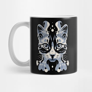Cute Cat Illusion Design, Funny Cat Lover Gift Idea Mug